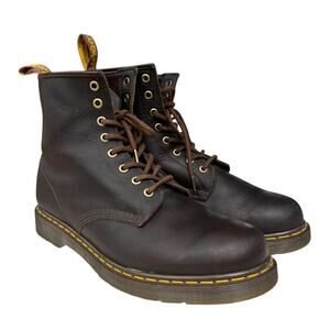 Dr Marten 1460 Bex Crazy Horse Leather Lace Up Boots Men Size 11 EU 45